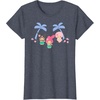 image:imageMy Melody and Kuromi Tropical Hula TShirt SmallHeather Blue
