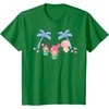 image:imageMy Melody and Kuromi Tropical Hula TShirt SmallKelly Green