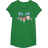 image:imageMy Melody and Kuromi Tropical Hula TShirt SmallKelly Green
