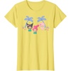 image:imageMy Melody and Kuromi Tropical Hula TShirt SmallLemon Yellow