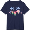 image:imageMy Melody and Kuromi Tropical Hula TShirt SmallNavy Blue