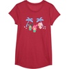 image:imageMy Melody and Kuromi Tropical Hula TShirt SmallRed Heather