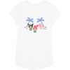 image:imageMy Melody and Kuromi Tropical Hula TShirt SmallWhite
