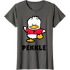 image:imagePekkle Character Front and Back TShirtAsphalt Grey