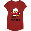 image:imagePekkle Character Front and Back TShirtCranberry Red