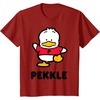 image:imagePekkle Character Front and Back TShirtCranberry Red