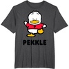 image:imagePekkle Character Front and Back TShirtDark Heather Grey