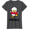 image:imagePekkle Character Front and Back TShirtDark Heather Grey