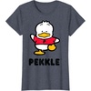 image:imagePekkle Character Front and Back TShirtHeather Blue
