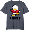 image:imagePekkle Character Front and Back TShirtHeather Blue