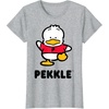 image:imagePekkle Character Front and Back TShirtHeather Grey