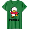 image:imagePekkle Character Front and Back TShirtKelly Green