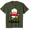 image:imagePekkle Character Front and Back TShirtOlive Green