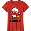 image:imagePekkle Character Front and Back TShirtRed