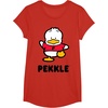 image:imagePekkle Character Front and Back TShirtRed