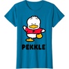 image:imagePekkle Character Front and Back TShirtSapphire Blue