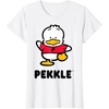 image:imagePekkle Character Front and Back TShirtWhite
