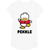 image:imagePekkle Character Front and Back TShirtWhite