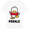 image:imagePekkle Character Front and Back TShirtWhite