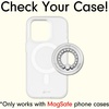 image:imageSonix Magnetic Phone Grip and Phone Ring Holder  Compatible with MagSafe  Rotatable Kickstand and Phone Holder for iPhone 16 15 14 13 12 Series  Matte BlackSilver  Clear Rhinestone