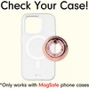 image:imageSonix Magnetic Phone Grip and Phone Ring Holder  Compatible with MagSafe  Rotatable Kickstand and Phone Holder for iPhone 16 15 14 13 12 Series  Matte BlackRose Gold  Multi Rhinestone