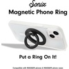 image:imageSonix Magnetic Phone Grip and Phone Ring Holder  Compatible with MagSafe  Rotatable Kickstand and Phone Holder for iPhone 16 15 14 13 12 Series  Matte BlackBlack