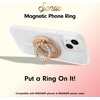image:imageSonix Magnetic Phone Grip and Phone Ring Holder  Compatible with MagSafe  Rotatable Kickstand and Phone Holder for iPhone 16 15 14 13 12 Series  Matte BlackGold  Clear Rhinestone
