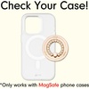 image:imageSonix Magnetic Phone Grip and Phone Ring Holder  Compatible with MagSafe  Rotatable Kickstand and Phone Holder for iPhone 16 15 14 13 12 Series  Matte BlackGold  Clear Rhinestone