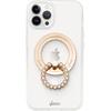 image:imageSonix Magnetic Phone Grip and Phone Ring Holder  Compatible with MagSafe  Rotatable Kickstand and Phone Holder for iPhone 16 15 14 13 12 Series  Matte BlackGold  Clear Rhinestone
