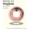 image:imageSonix Magnetic Phone Grip and Phone Ring Holder  Compatible with MagSafe  Rotatable Kickstand and Phone Holder for iPhone 16 15 14 13 12 Series  Matte BlackRose Gold  Multi Rhinestone