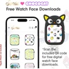 image:imageSonix x Sanrio Apple Watch Cover  Bumper Case for Apple Watch  Protective Silicone Cover  Fits 38mm40mm41mm  Hello Kitty  BlackChococat  Black