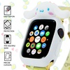 image:imageSonix x Sanrio Apple Watch Cover  Bumper Case for Apple Watch  Protective Silicone Cover  Fits 38mm40mm41mm  Hello Kitty  BlackCinnamoroll  White