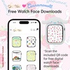 image:imageSonix x Sanrio Apple Watch Cover  Bumper Case for Apple Watch  Protective Silicone Cover  Fits 38mm40mm41mm  Hello Kitty  BlackCinnamoroll  White