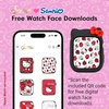 image:imageSonix x Sanrio Apple Watch Cover  Bumper Case for Apple Watch  Protective Silicone Cover  Fits 38mm40mm41mm  Hello Kitty  BlackHello Kitty  Black