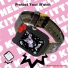 image:imageSonix x Sanrio Apple Watch Cover  Bumper Case for Apple Watch  Protective Silicone Cover  Fits 38mm40mm41mm  Hello Kitty  BlackHello Kitty  Black