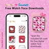 image:imageSonix x Sanrio Apple Watch Cover  Bumper Case for Apple Watch  Protective Silicone Cover  Fits 38mm40mm41mm  Hello Kitty  BlackHello Kitty  Pink