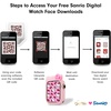 image:imageSonix x Sanrio Apple Watch Cover  Bumper Case for Apple Watch  Protective Silicone Cover  Fits 38mm40mm41mm  Hello Kitty  BlackHello Kitty  Pink