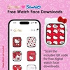 image:imageSonix x Sanrio Apple Watch Cover  Bumper Case for Apple Watch  Protective Silicone Cover  Fits 38mm40mm41mm  Hello Kitty  BlackHello Kitty  White