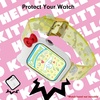 image:imageSonix x Sanrio Apple Watch Cover  Bumper Case for Apple Watch  Protective Silicone Cover  Fits 38mm40mm41mm  Hello Kitty  BlackHello Kitty  White