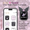 image:imageSonix x Sanrio Apple Watch Cover  Bumper Case for Apple Watch  Protective Silicone Cover  Fits 38mm40mm41mm  Hello Kitty  BlackKuromi  Black