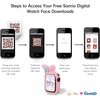 image:imageSonix x Sanrio Apple Watch Cover  Bumper Case for Apple Watch  Protective Silicone Cover  Fits 38mm40mm41mm  Hello Kitty  BlackMy Melody  Pink