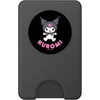 image:imagedelicoco Kuromi Character PopSockets Adhesive PopGrip  Black  Anime  Swappable Top  Phone Grip  Compatible with Any Phone with Smooth Hard Plastic CaseMagnetic PopWallet