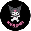 image:imagedelicoco Kuromi Character PopSockets Adhesive PopGrip  Black  Anime  Swappable Top  Phone Grip  Compatible with Any Phone with Smooth Hard Plastic CaseAdhesive PopGrip