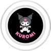 image:imagedelicoco Kuromi Character PopSockets Adhesive PopGrip  Black  Anime  Swappable Top  Phone Grip  Compatible with Any Phone with Smooth Hard Plastic CaseMagnetic PopGrip