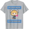 image:imageAggretsuko Love the Weekend Tee Shirt TShirtHeather Grey