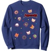 image:imageAggretsuko and her CoWorkers Season 4 2021 SweatshirtNavy Blue