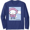 image:imageCinnamoroll Collection Streetwear Hoodie Print Long Sleeve TShirtNavy Blue