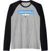 image:imageCinnamoroll Collection Streetwear Logo Raglan Baseball TeeBlackAthletic Heather
