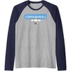 image:imageCinnamoroll Collection Streetwear Logo Raglan Baseball TeeNavy BlueAthletic Heather