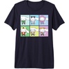 image:imageCinnamoroll Collection Streetwear Squares Premium Triblend TShirtNavy Blue